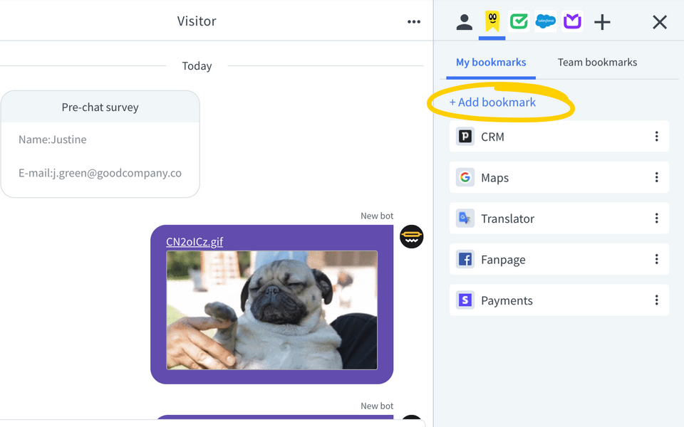 Add bookmark