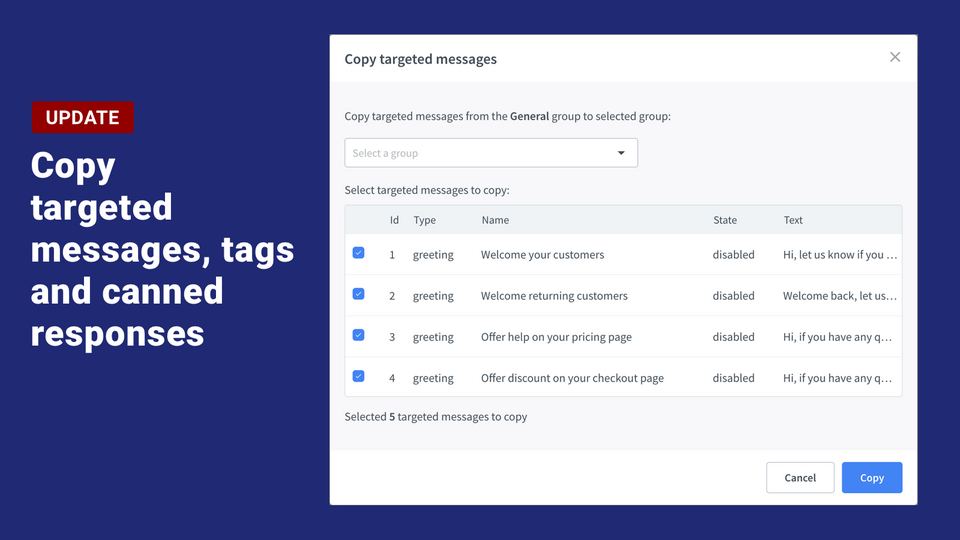 New features!